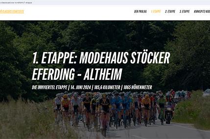 Website Radrennen - Oberösterreich Rundfahrt